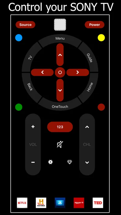 Remote TV for Sony Bravia سکرین شاٹس