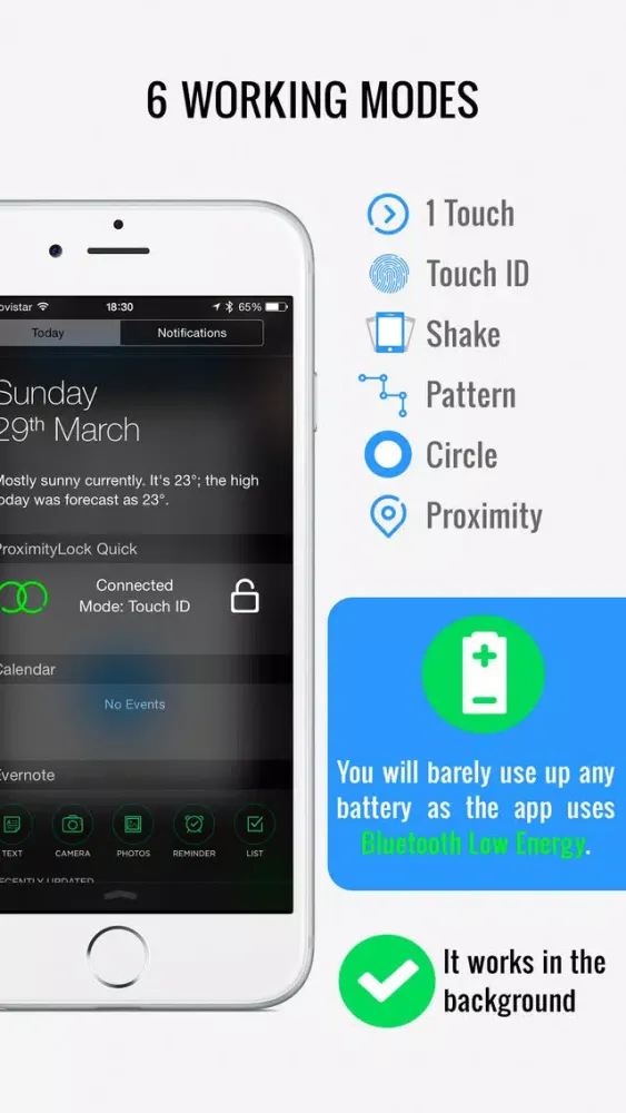 Proximity Lock : Unlock or lock your Mac with password with Proximity or TouchID スクリーンショット