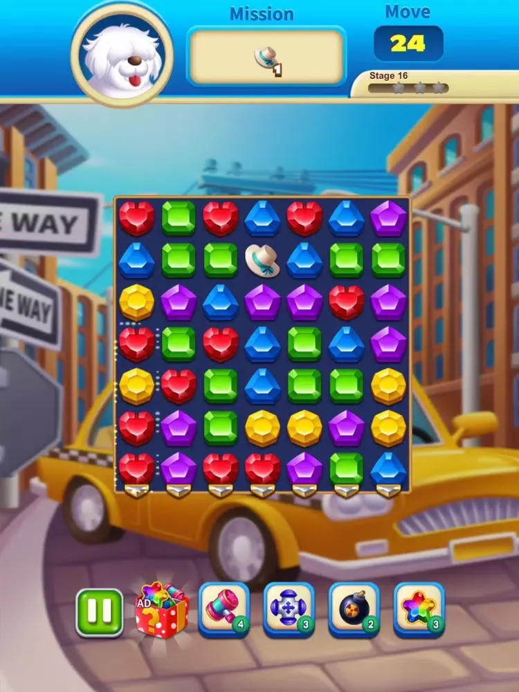 Jewels Shine Match iPad  स्क्रीनशॉट