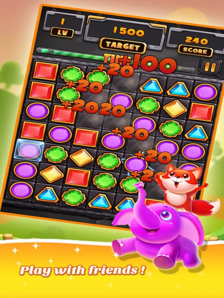 ภาพหน้าจอของ Jewels Puzzle Match 3 Legends iPad 
