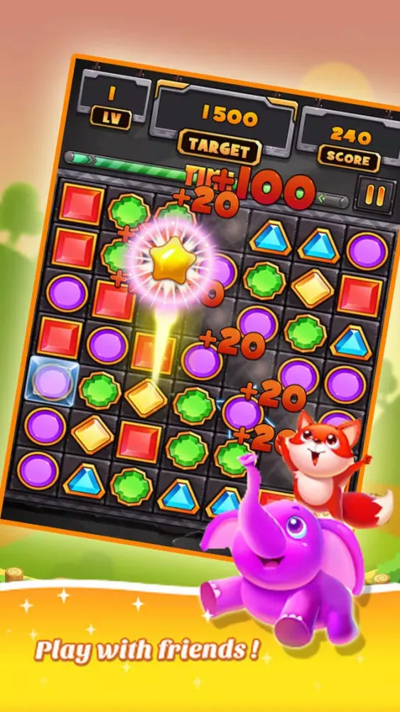 ภาพหน้าจอของ Jewels Puzzle Match 3 Legends