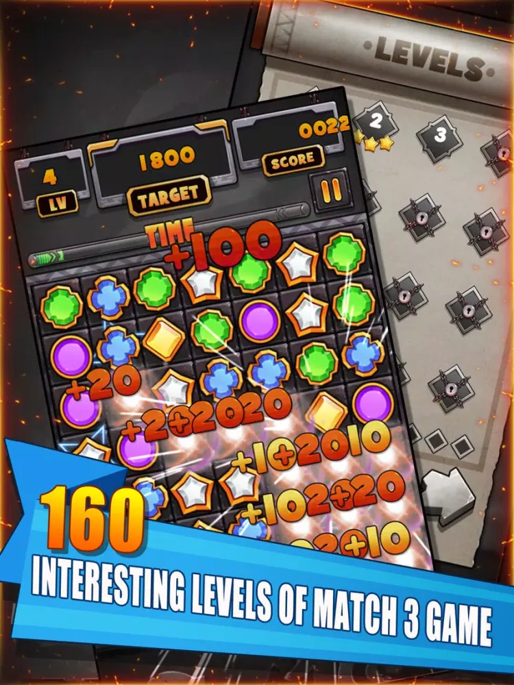 Jewels Link Puzzle iPad 应用截图