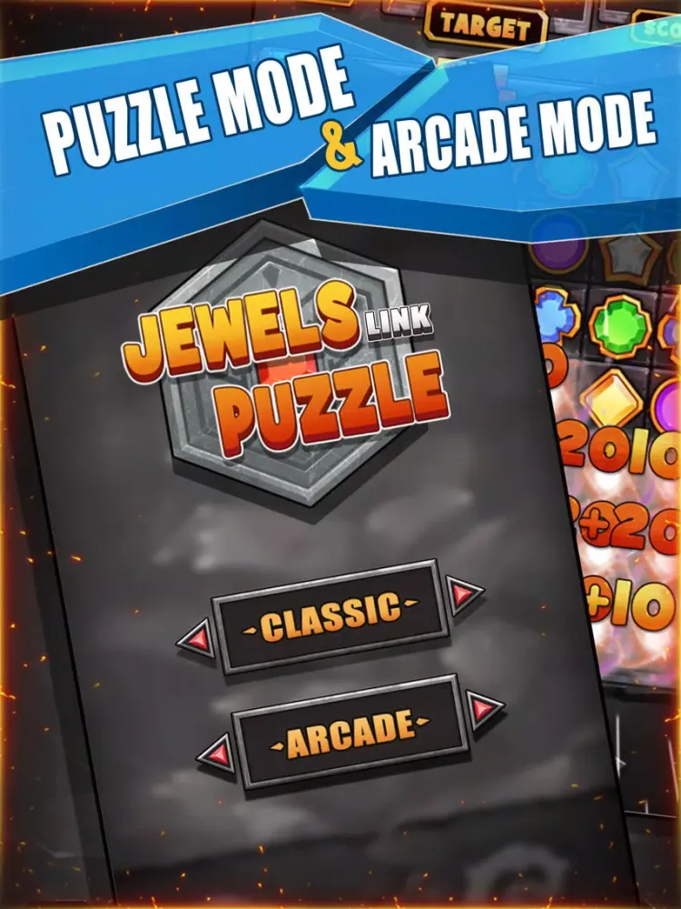 Jewels Link Puzzle iPad 应用截图