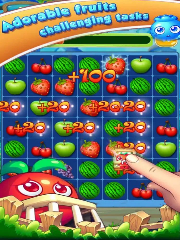 تصاویر Happy Fruit Splash - Garden Match-3 iPad 