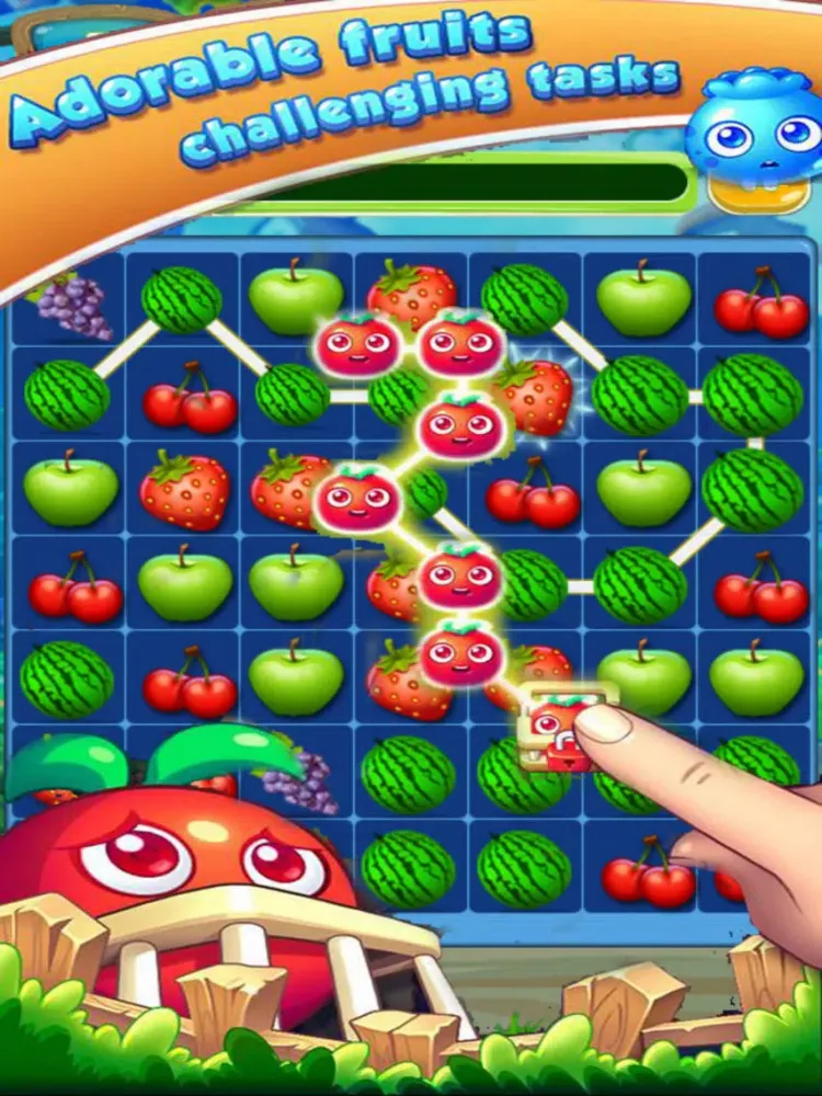 تصاویر Happy Fruit Splash - Garden Match-3 iPad 