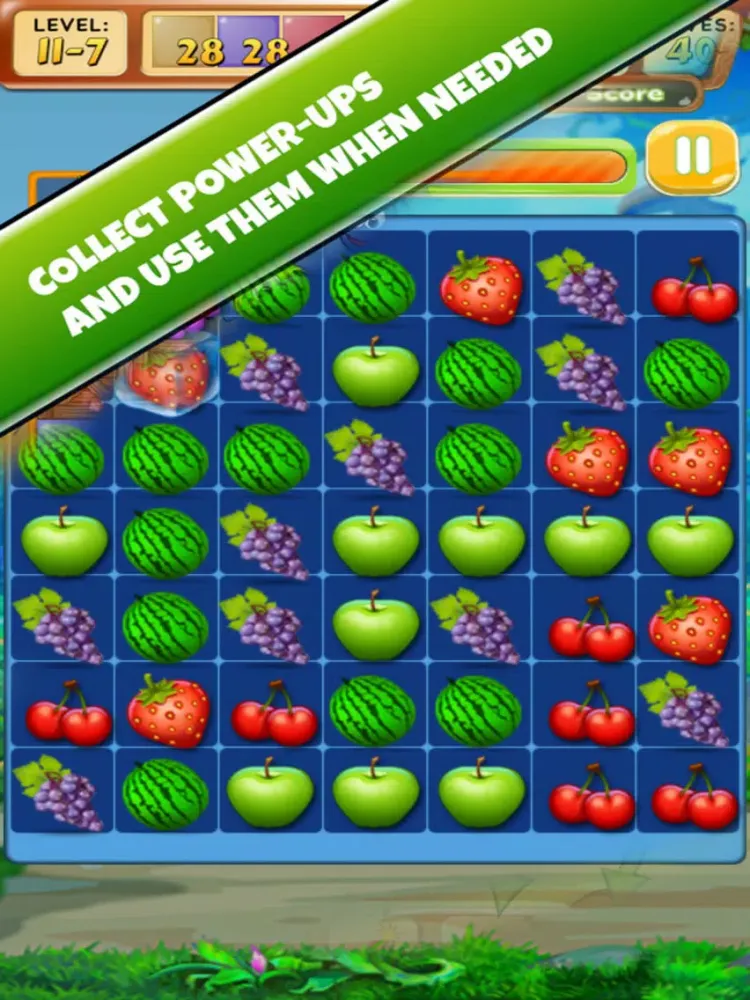 تصاویر Funny Deluxe Fruit Match-3 Edition iPad 