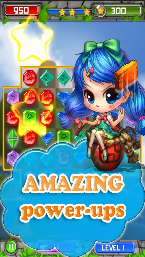 World Of Jewels Star - Puzzle Match Free スクリーンショット