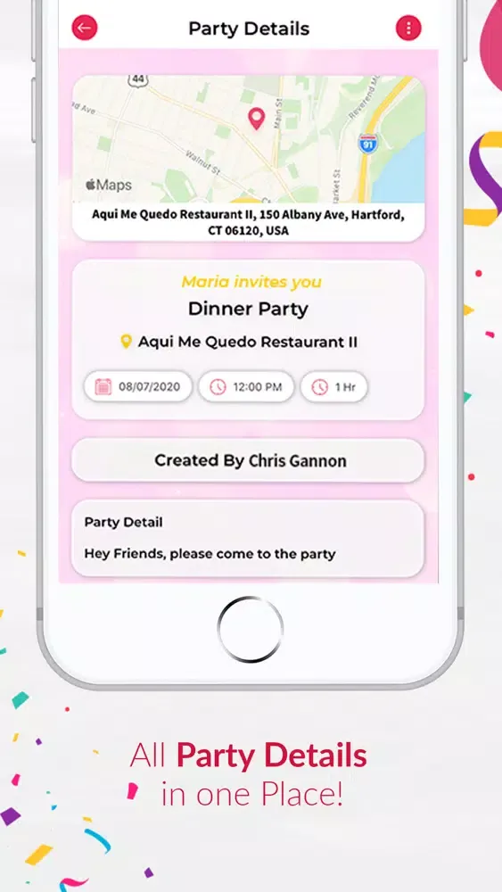 Invitation Maker with RSVP Screenshots