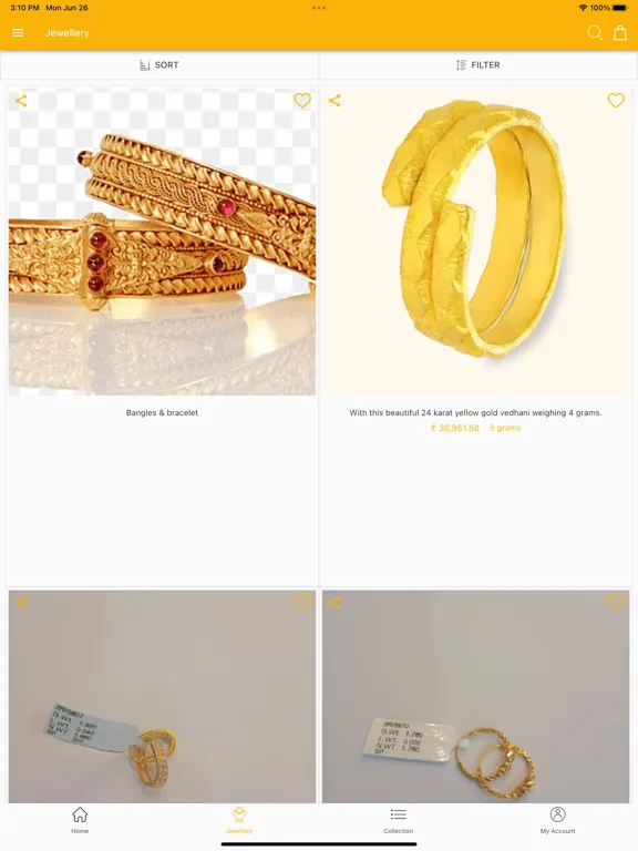 Dilip Sonigara Jewellers iPad  스크린샷