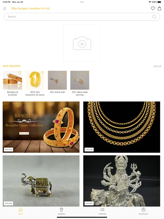 Dilip Sonigara Jewellers iPad  스크린샷