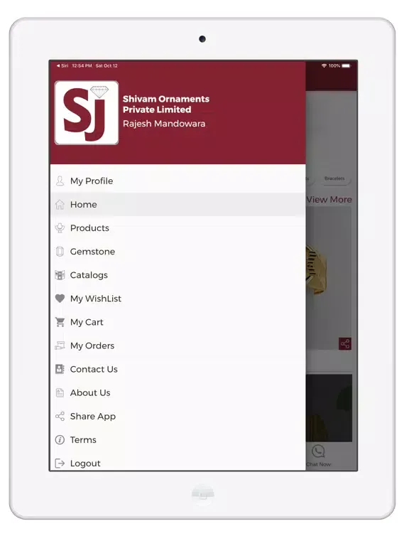 Shivam Ornaments - Gold Jewell iPad 应用截图