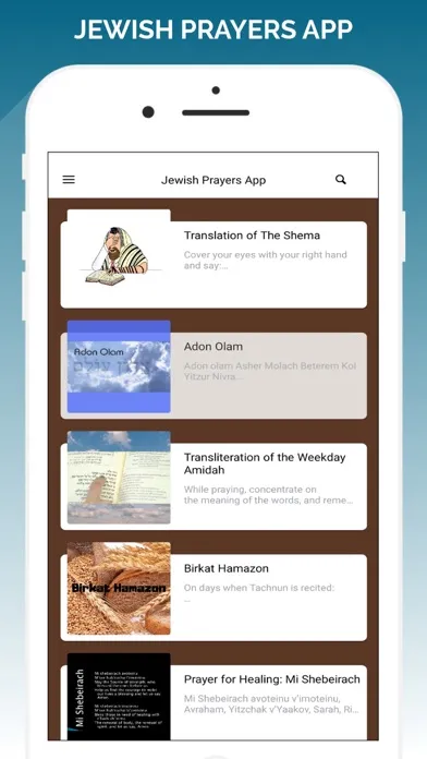 Jewish Prayers App应用截图