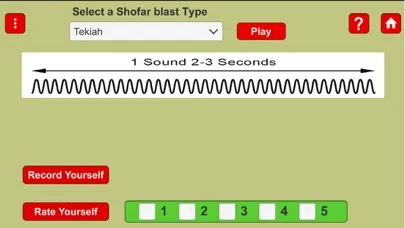 Screenshot di Shofar Trainer 1-2-3