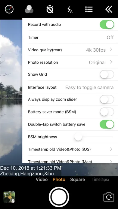 Captures d'écran de Timestamp Camera Basic