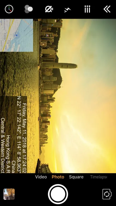 ภาพหน้าจอของ Timestamp Camera Pro
