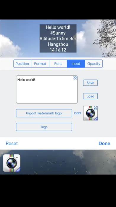 ภาพหน้าจอของ Timestamp Camera Pro