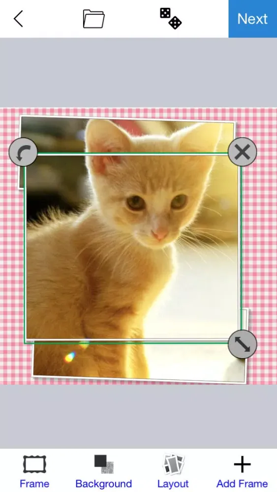 Slice Collage Lite- Slice photo to create square reverse photo collage and share to social network Screenshots