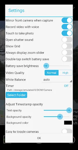 Timestamp Camera Pro سکرین شاٹس