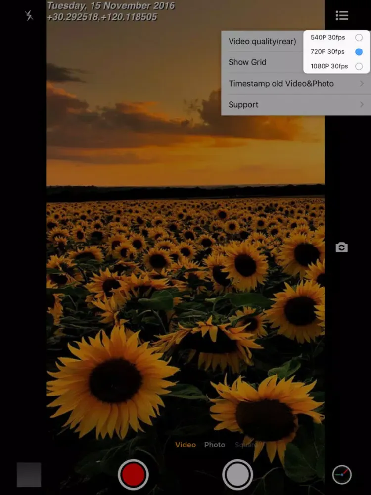 Tangkapan skrin Timestamp Camera HD with GPS Address Location iPad 