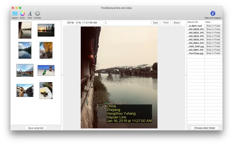 Timestamp Photo and Video 스크린샷