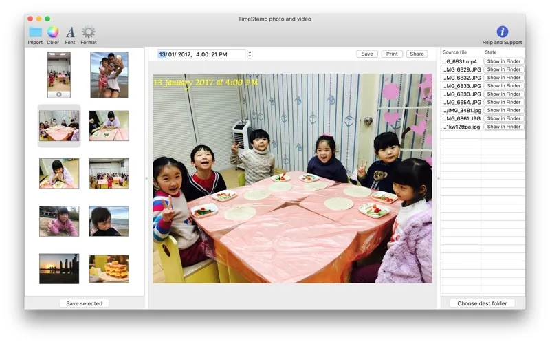 Timestamp Photo and Video 스크린샷