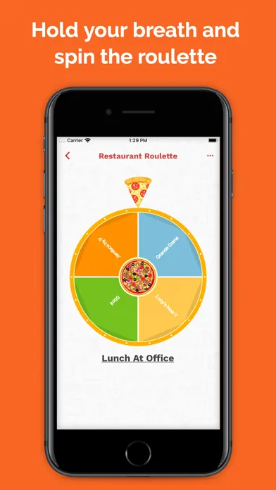 Tangkapan layar Restaurant Roulette - Decider