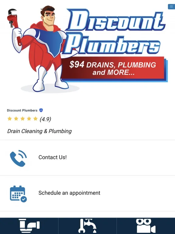 Discount Plumbers iPad  স্ক্রিনশট