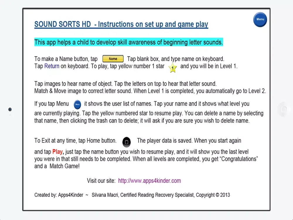 ภาพหน้าจอของ Sound Sorts iPad 
