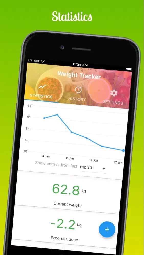 Easy Weight Tracker - JFMobile スクリーンショット