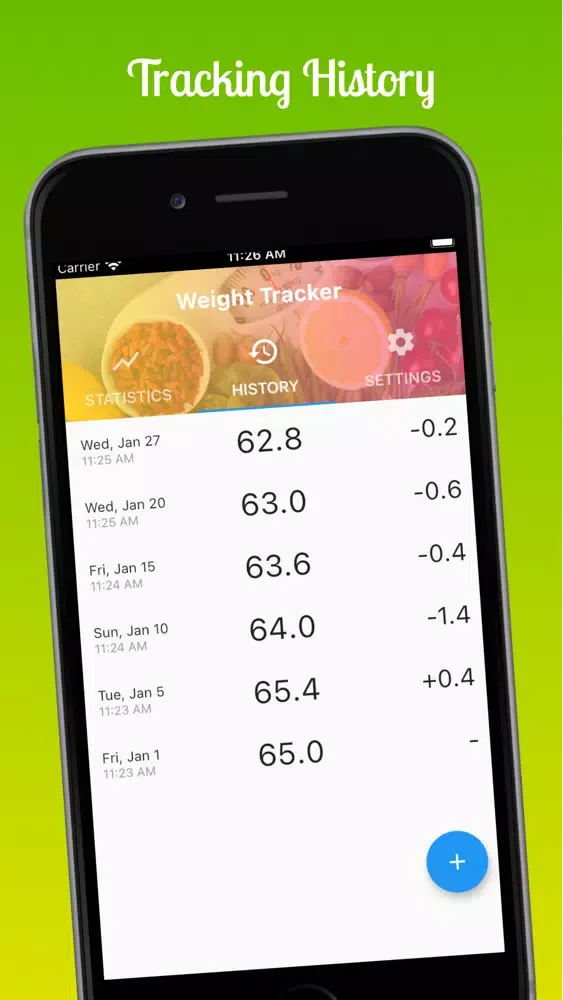 Easy Weight Tracker - JFMobile スクリーンショット