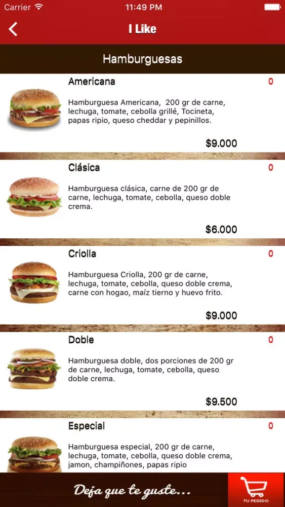 Capturas de tela do iLike