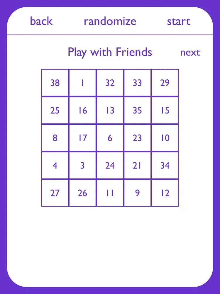 Quick Bingo - JFSK's Minions iPad  スクリーンショット