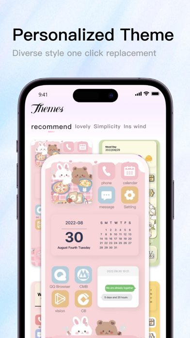 Pink widget Screenshots