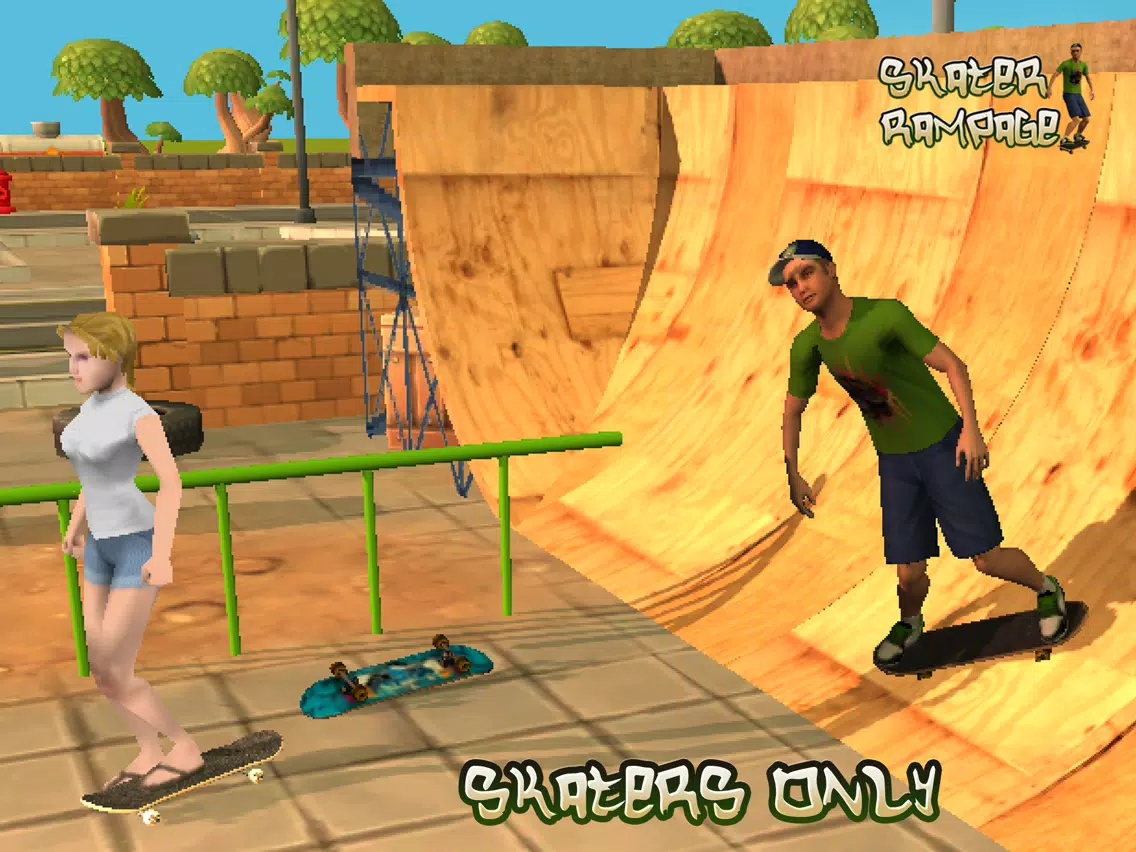 Skater 3D Rampage Simulator iPad  स्क्रीनशॉट