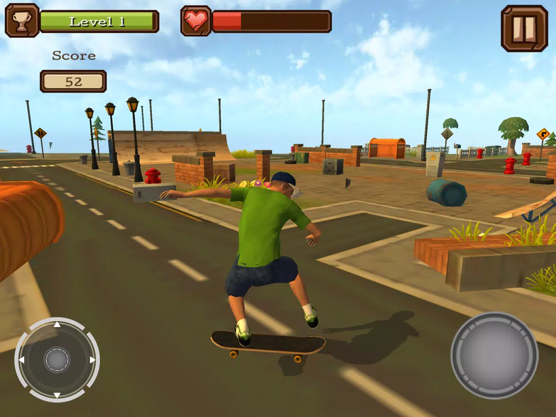 Skater 3D Rampage Simulator iPad  स्क्रीनशॉट