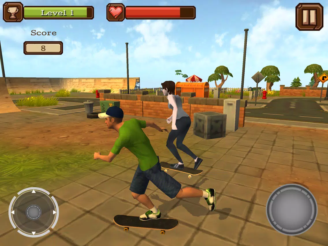 Skater 3D Rampage Simulator iPad  स्क्रीनशॉट