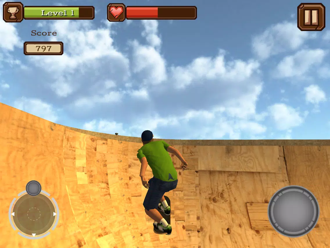Skater 3D Rampage Simulator iPad  स्क्रीनशॉट