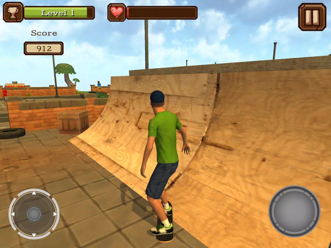 Skater 3D Rampage Simulator iPad  स्क्रीनशॉट