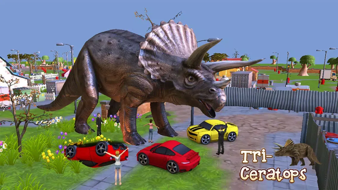 Capturas de tela do Triceratops Rampage Simulator Pro