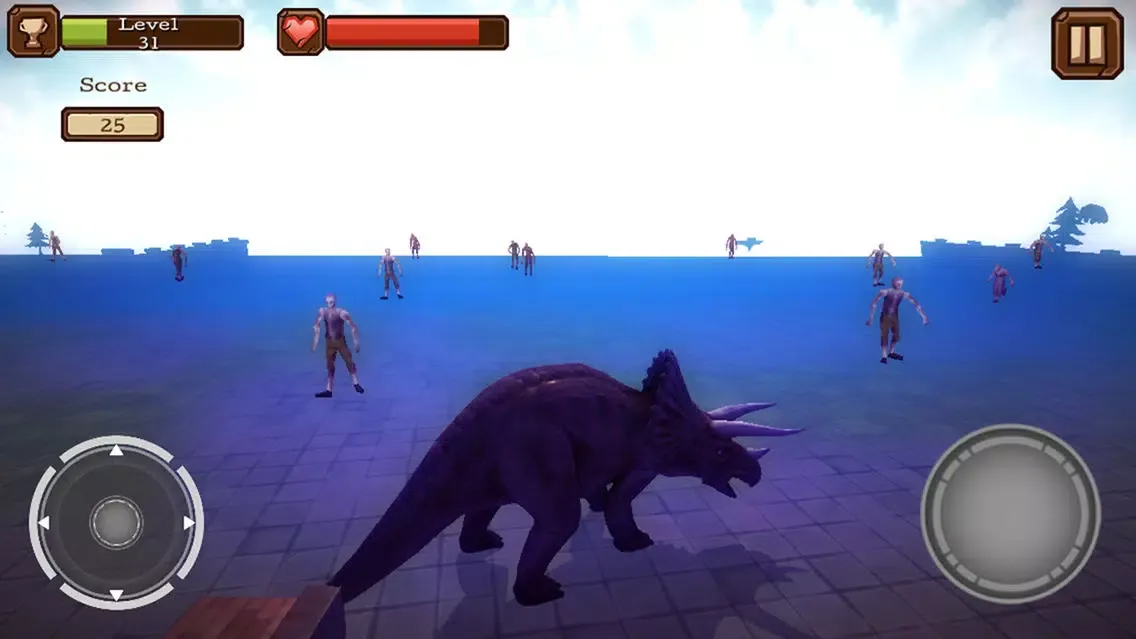 Capturas de tela do Triceratops Rampage Simulator Pro