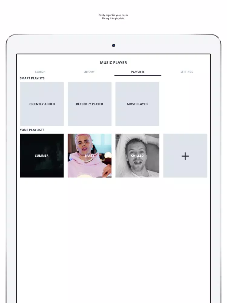 Music Player iPad  Screenshots