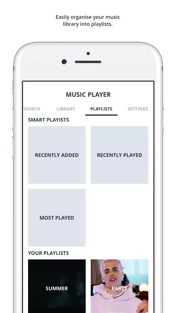 Screenshot di Music Player
