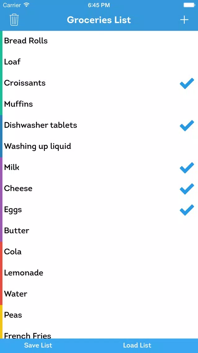 Groceries List Ekran Görüntüleri