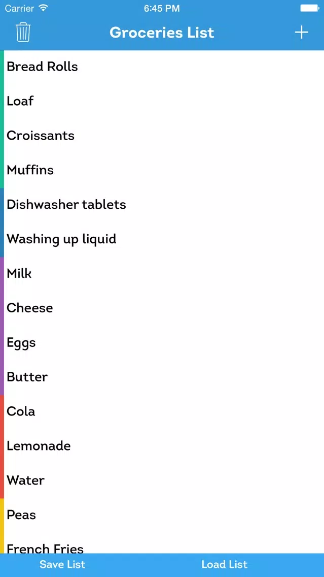 Groceries List Ekran Görüntüleri