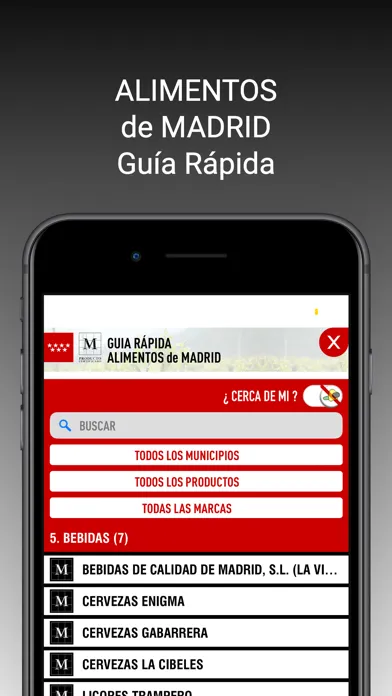 ALIMENTOS de MADRID स्क्रीनशॉट