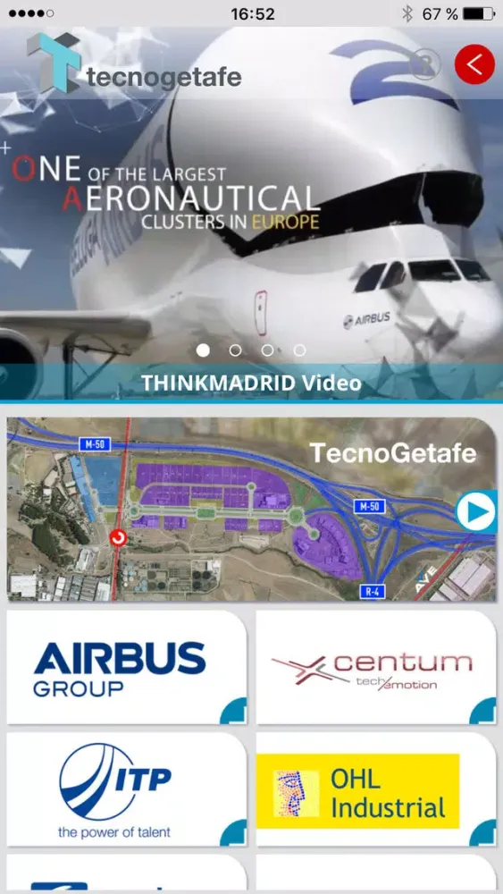 Capturas de tela do TECNOGETAFE - iPhone version