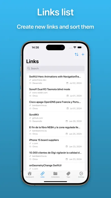 My Links for Linkwarden Ekran Görüntüleri