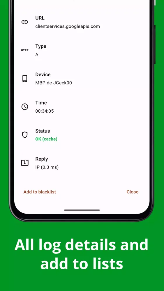 Captures d'écran de DroidHole