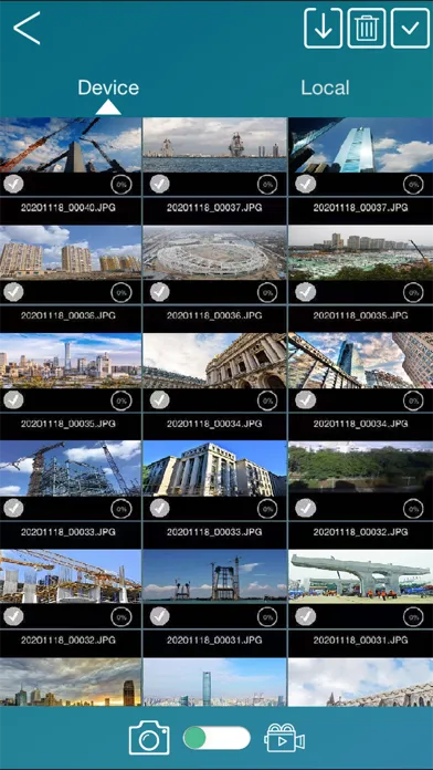 Time Lapse Camera. سکرین شاٹس