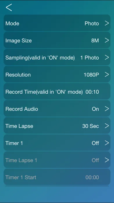 Time Lapse Camera. سکرین شاٹس